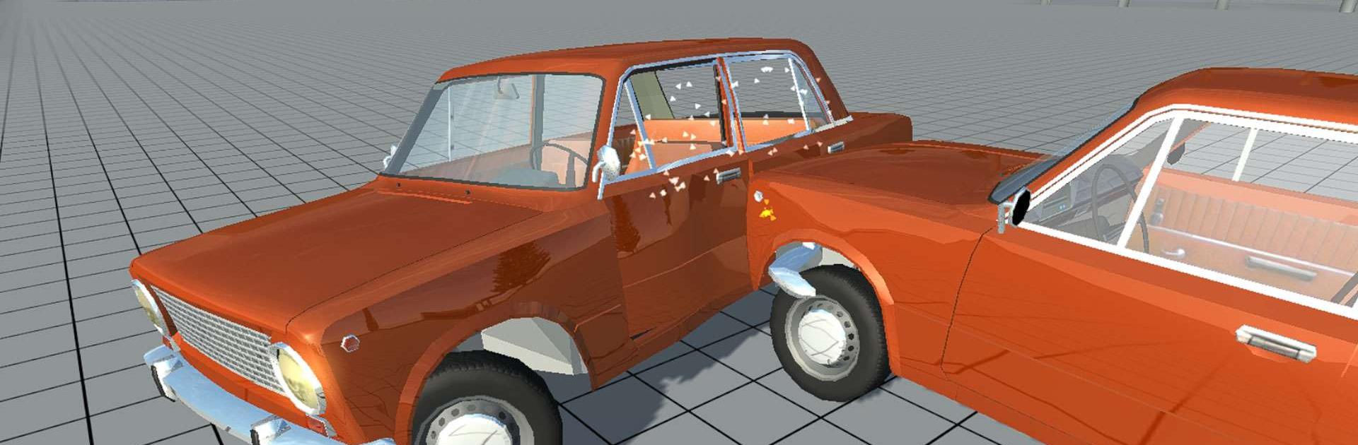 Simple Car Crash Physics Sim