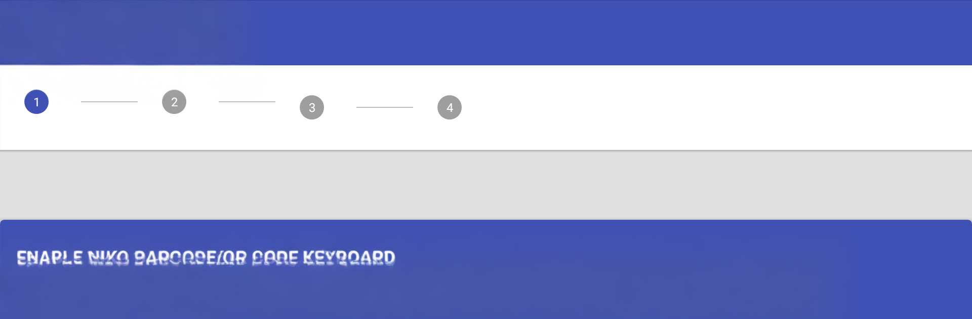 Barcode & QR code Keyboard