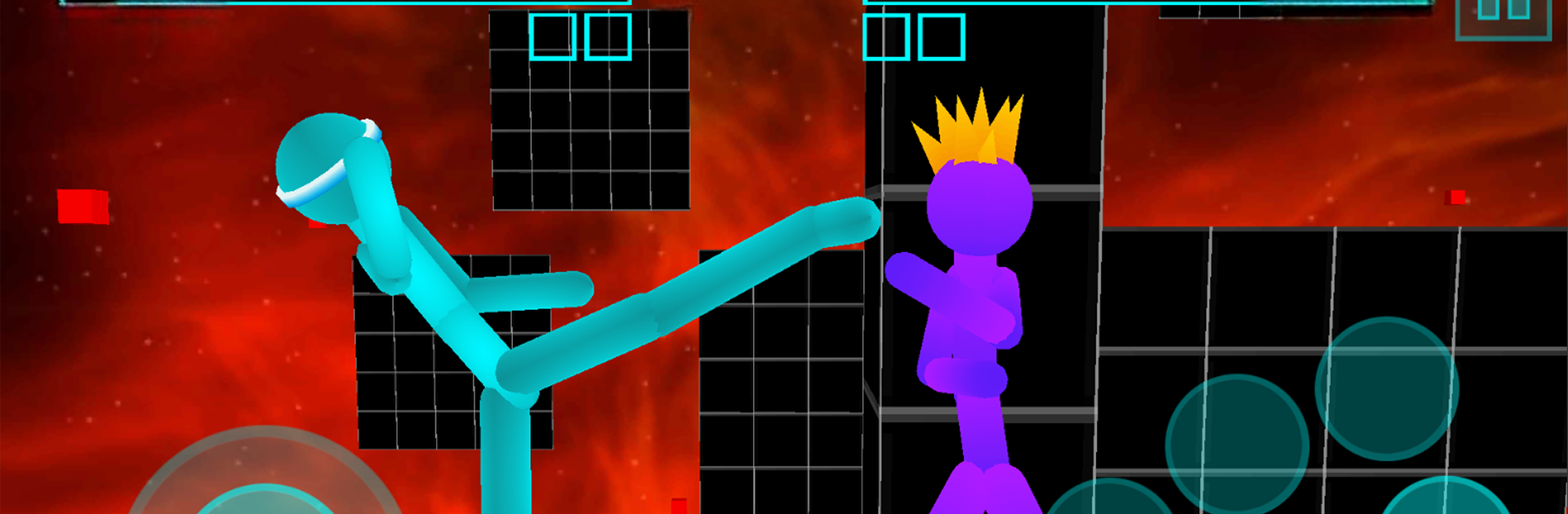 Stickman Fighting: Neon Warriors
