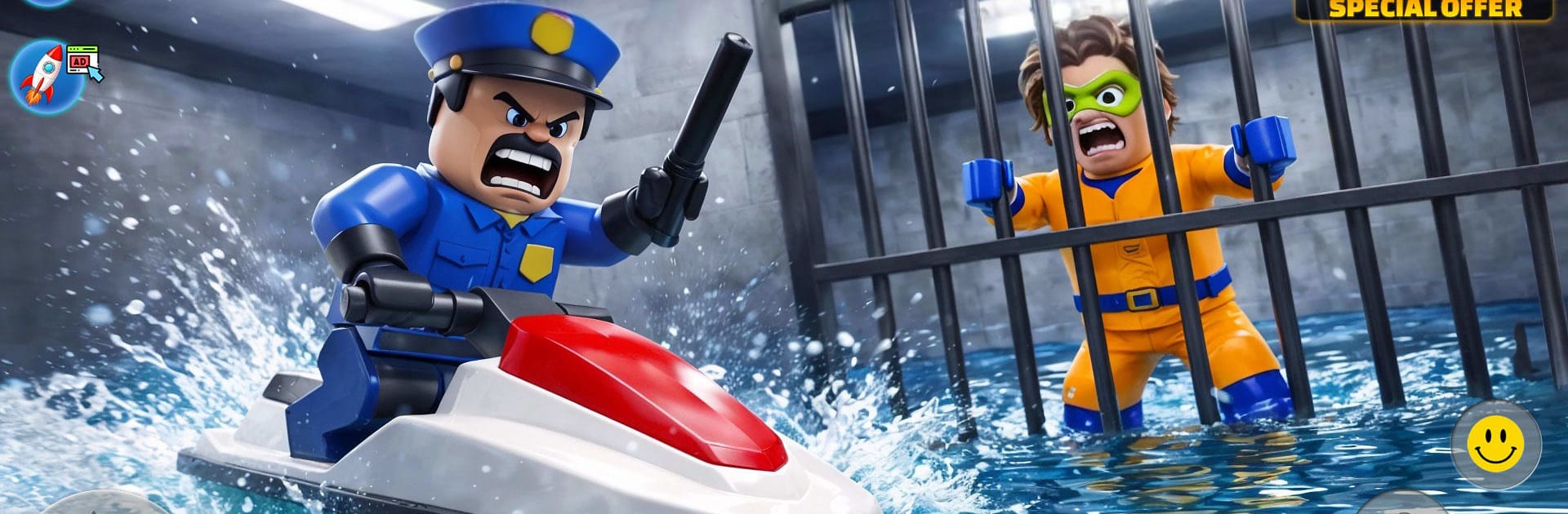 Obby Prison Escape Parkour 3d