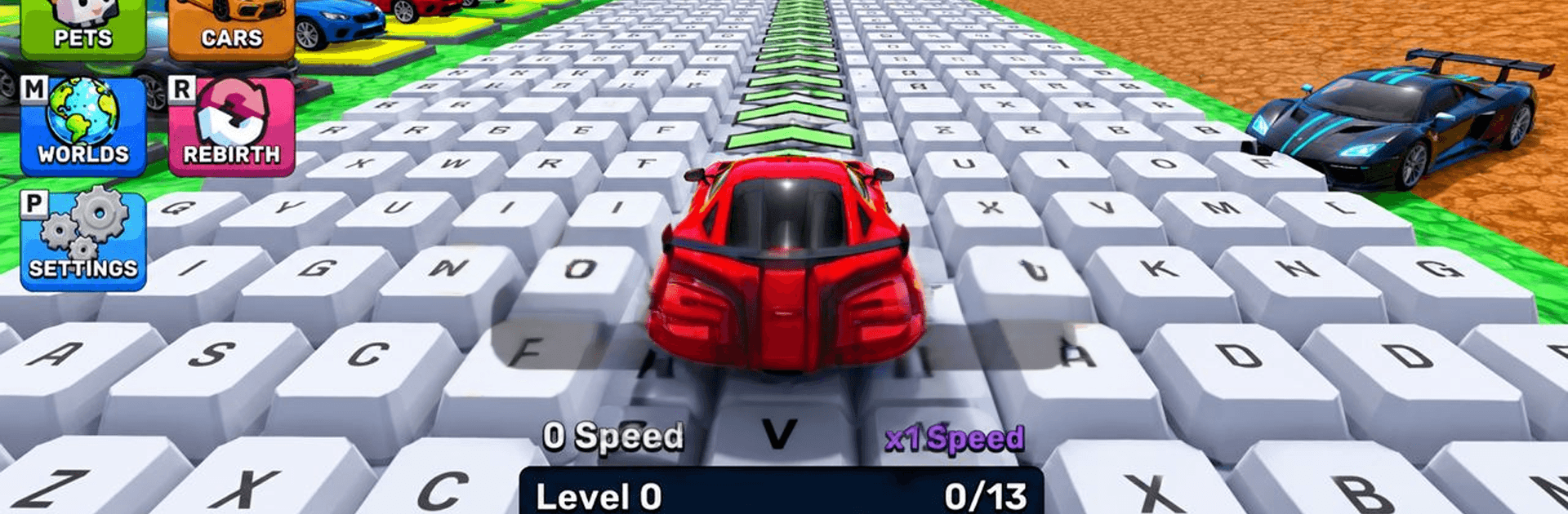 Obby Supercar Race Keyboard