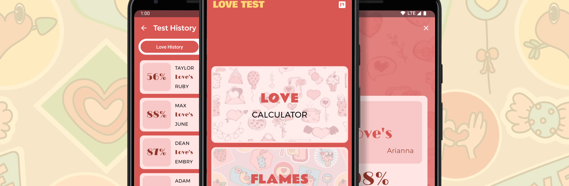 Love Calculator - FLAMES Game
