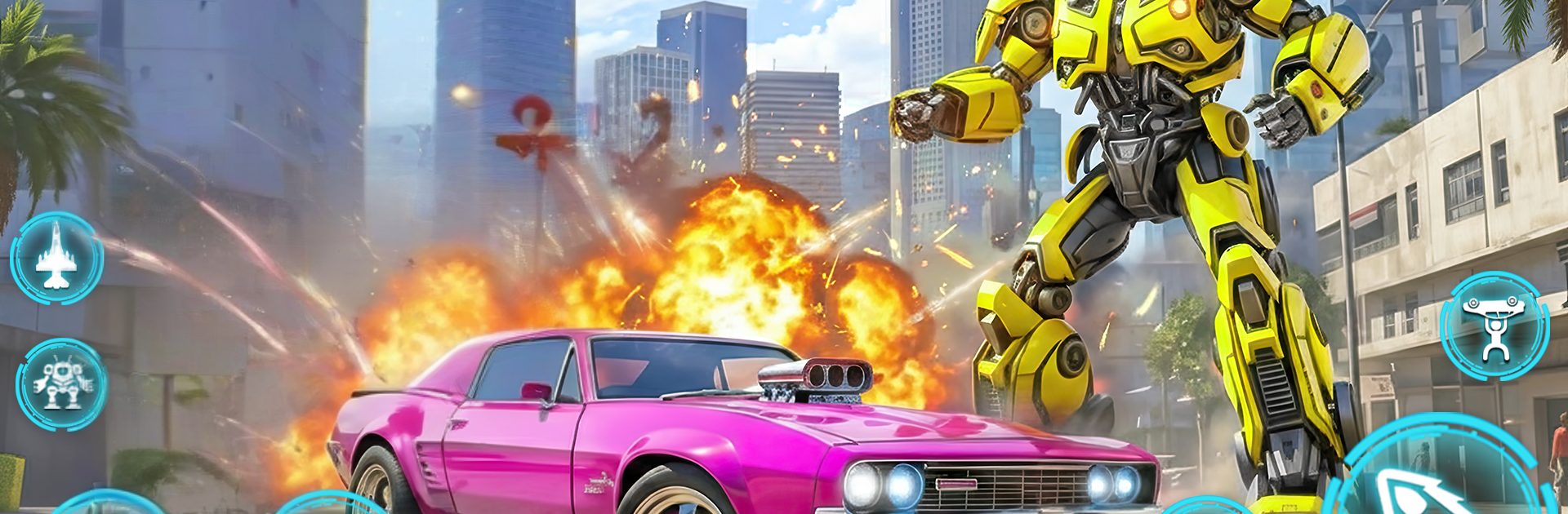 Robot Transform Fight Game 3D