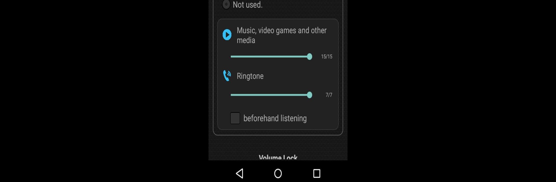 Volume Limiter, Volume Lock