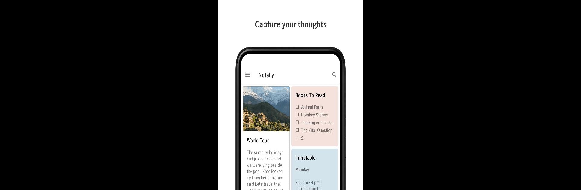 Notally - Minimalist Notes
