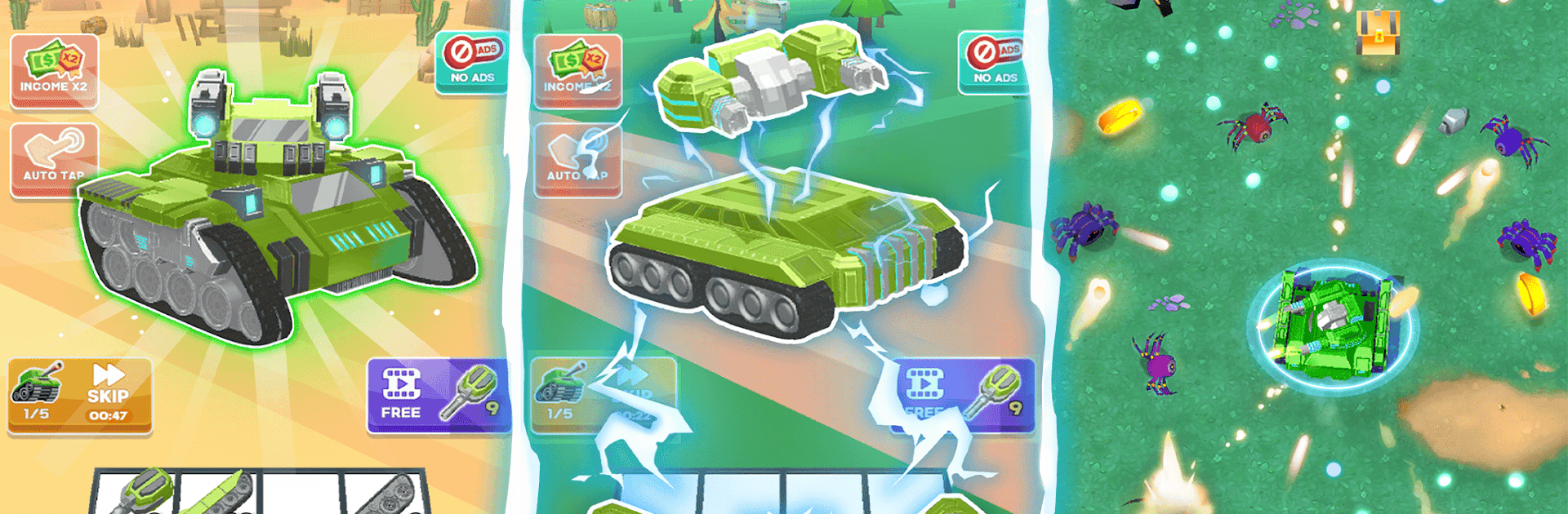 Idle Merger: Tank Battle