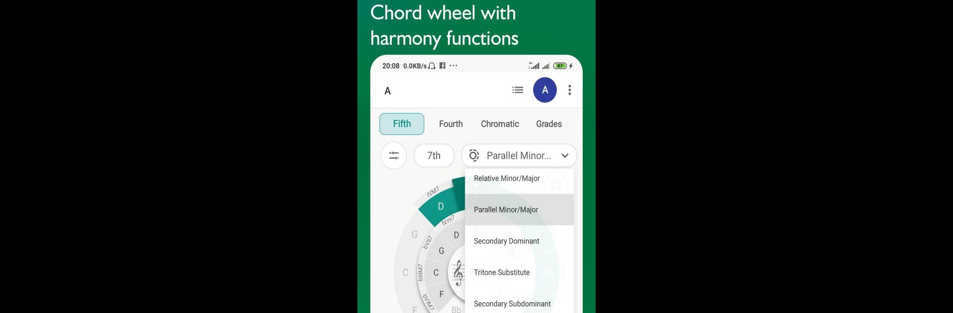 Chords, Scales, Circle of 5, Harmony, Progressions