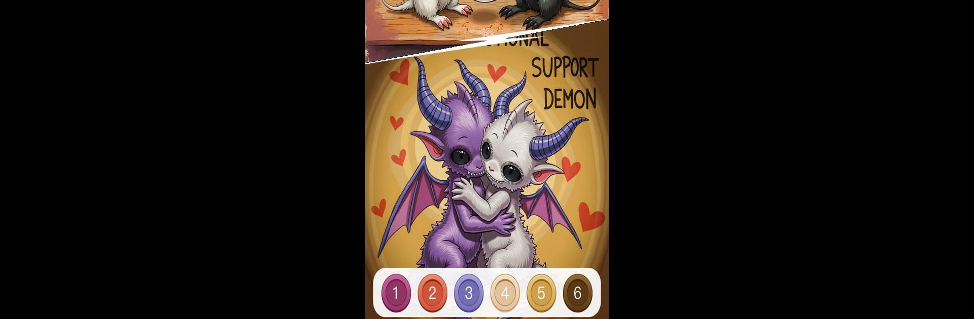 Horror Doll Color by Numbers