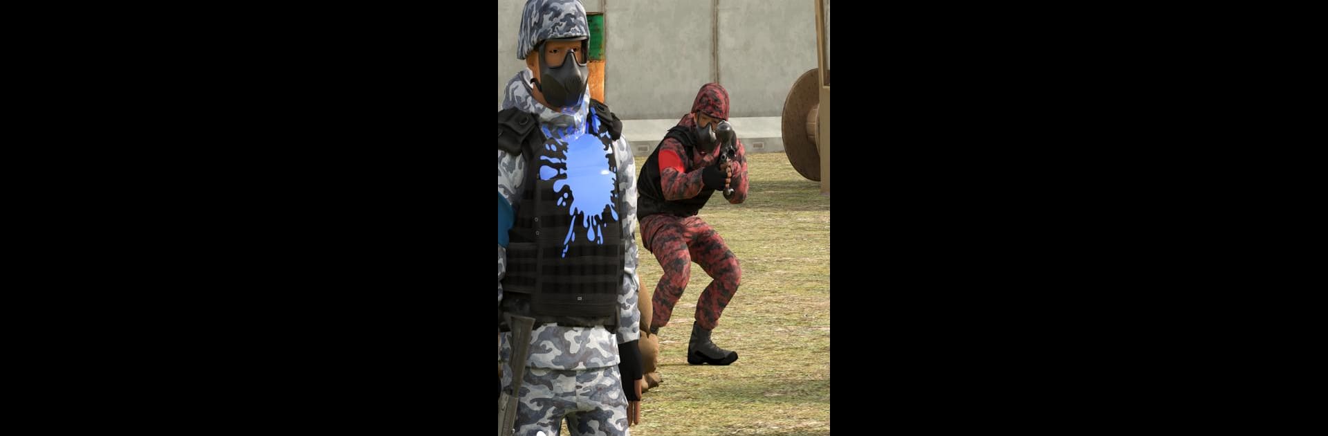 Paintball Attack 3D: Color War