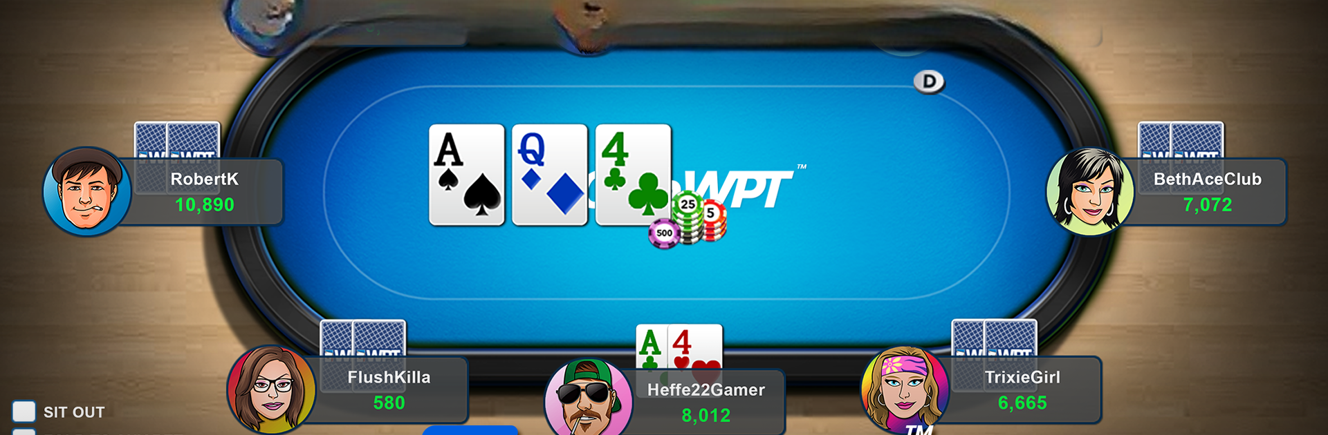 ClubWPT: Free Poker, Casino