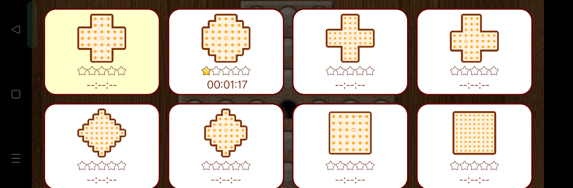 Marble Solitaire Puzzle