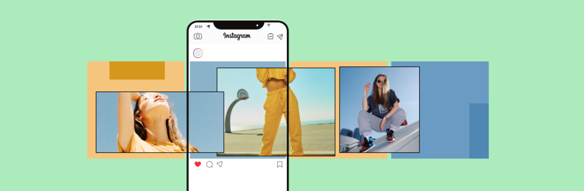 Layout for Instagram posts : Panoslice