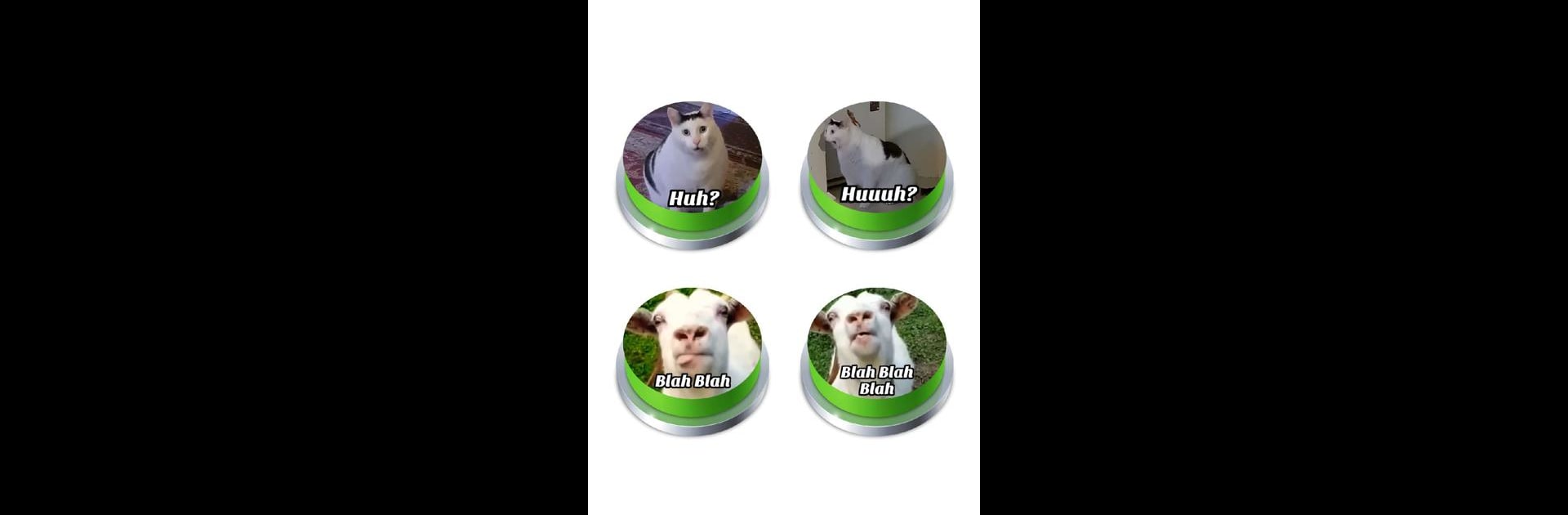 Huh Cat Sound Effect Button
