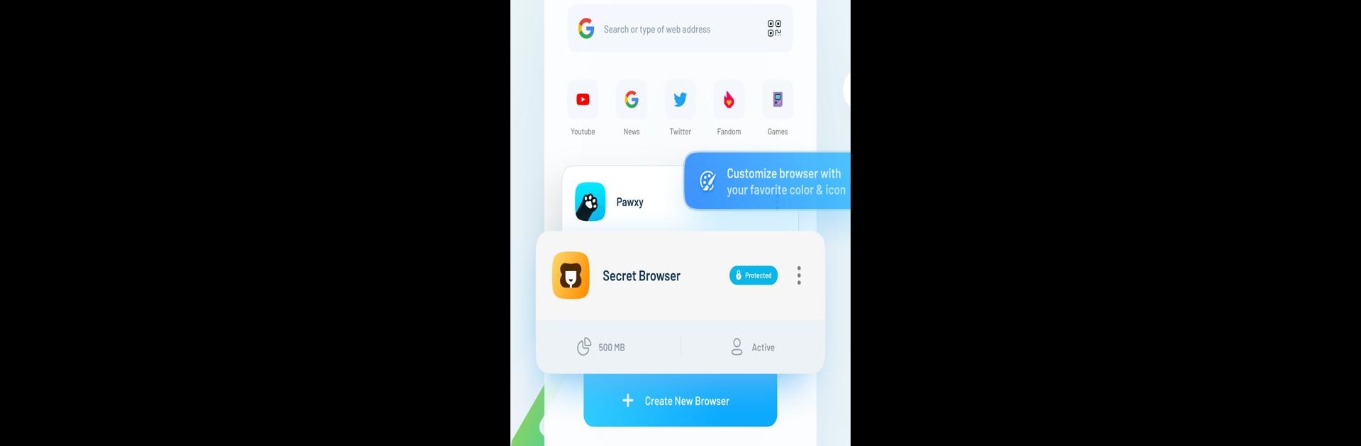 Pawxy - Fast VPN & Web Browser