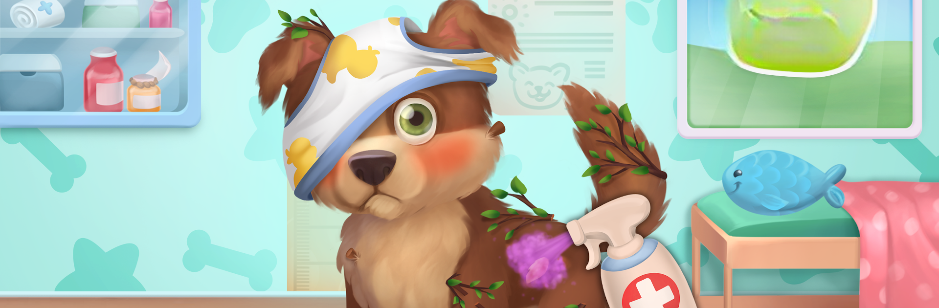 Pet Doctor - Animal care games for kids