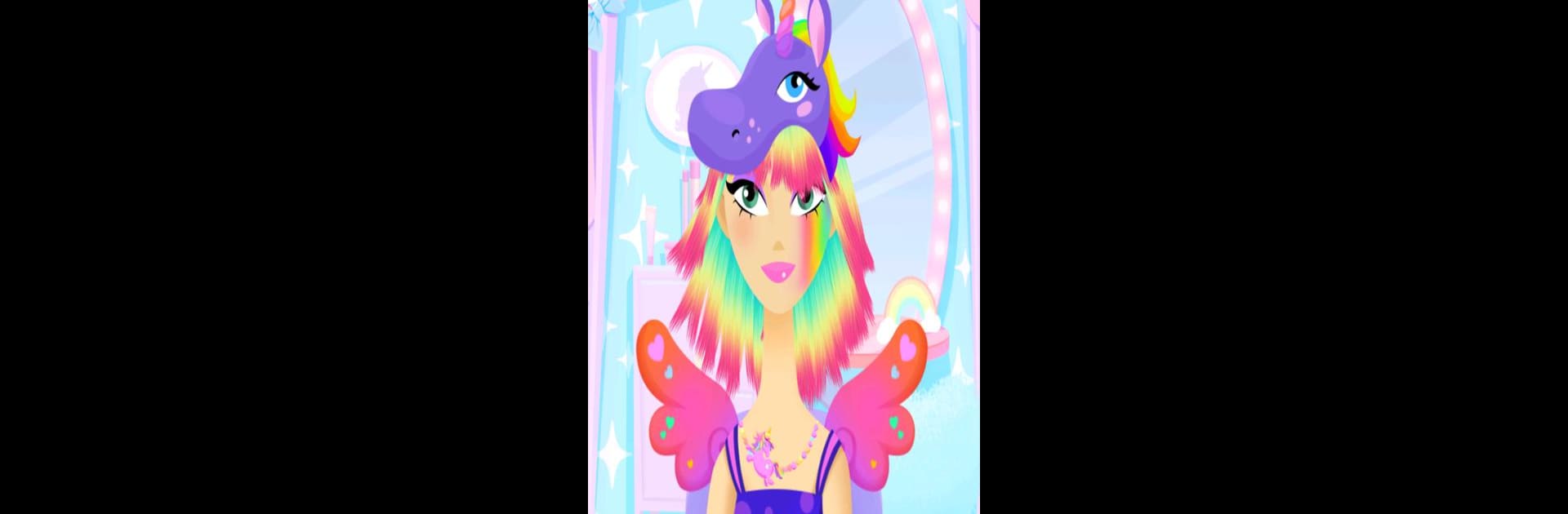 Girls Hair Salon Unicorn - Hairstyle kids games