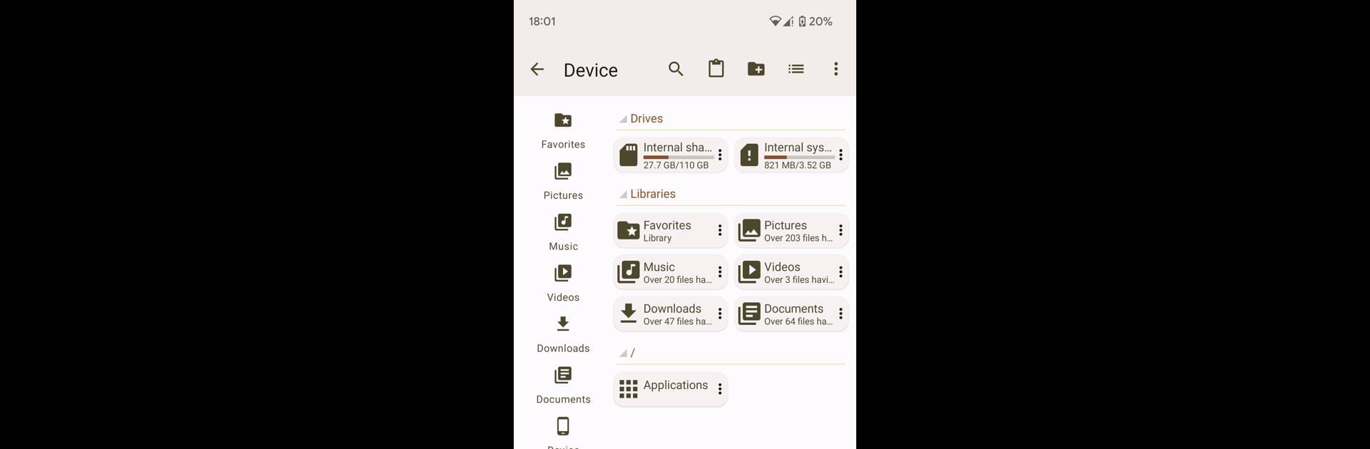 Oojao Files Manager