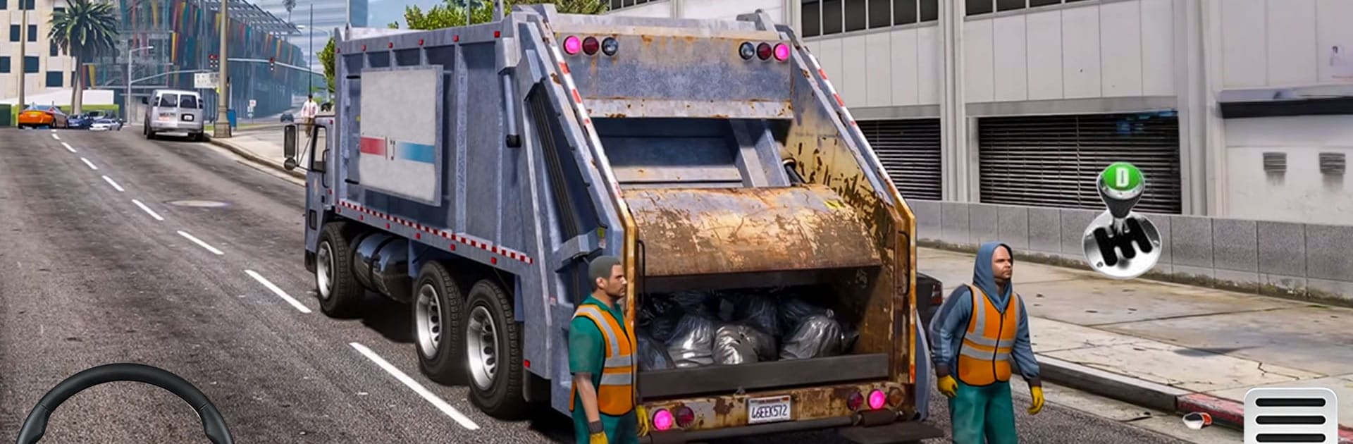 City Garbage Trash Truck Game