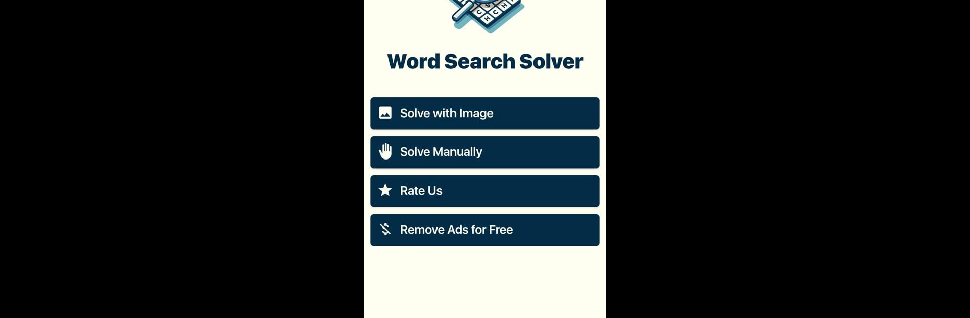 Solve Word Search With Photo