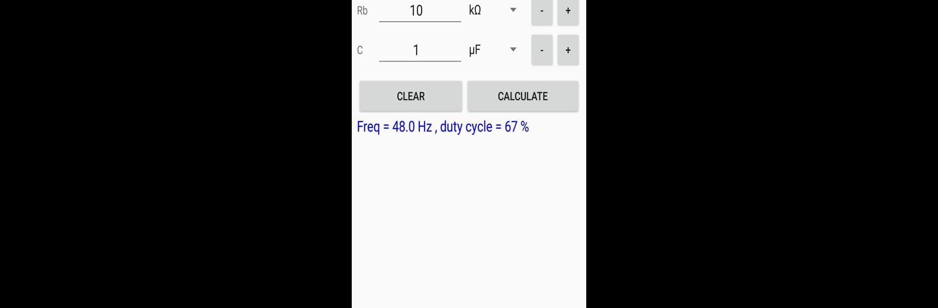 Timer IC 555 Calculator