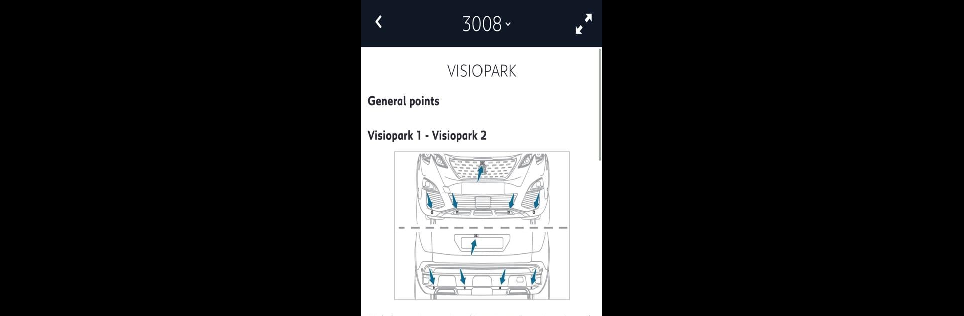 Scan MyPeugeot App