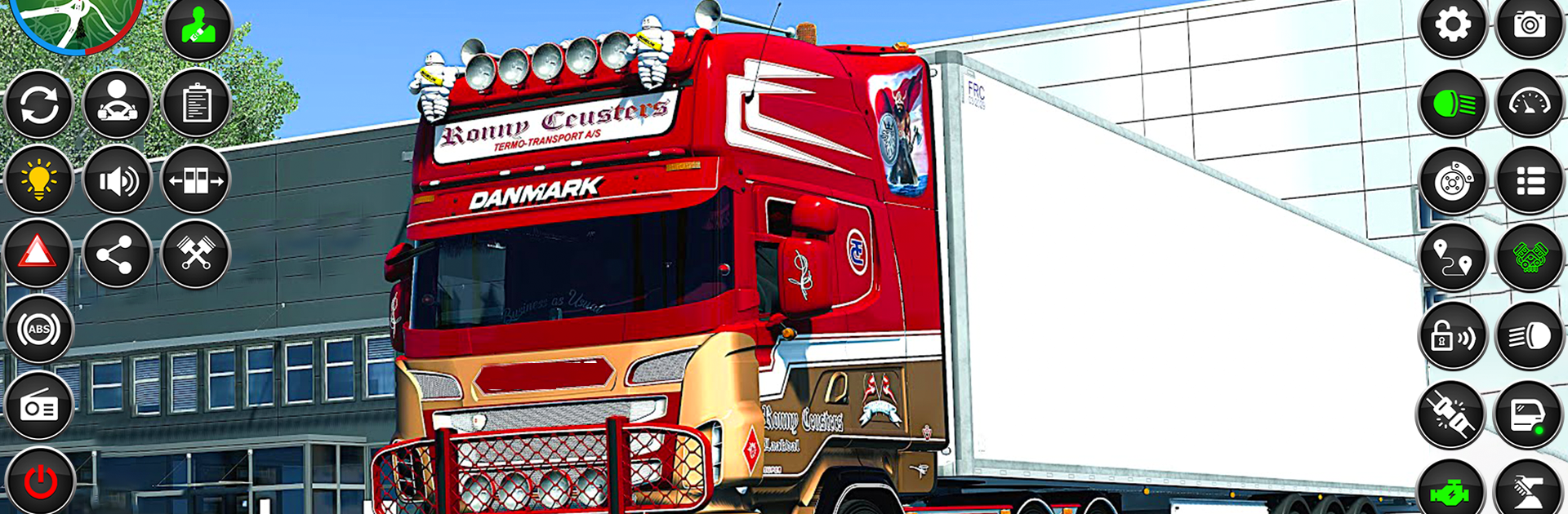 Real Truck Driving Cargo Truck