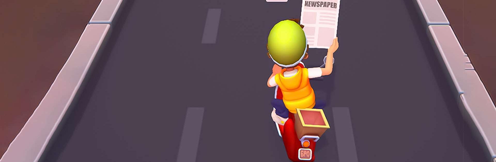 Paper Boy Race: Running game