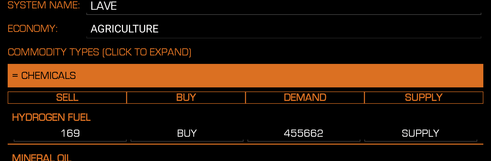 Elite Dangerous TradePad Pro