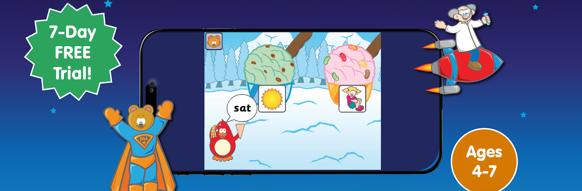 Phonics Hero: Games Kids Love!