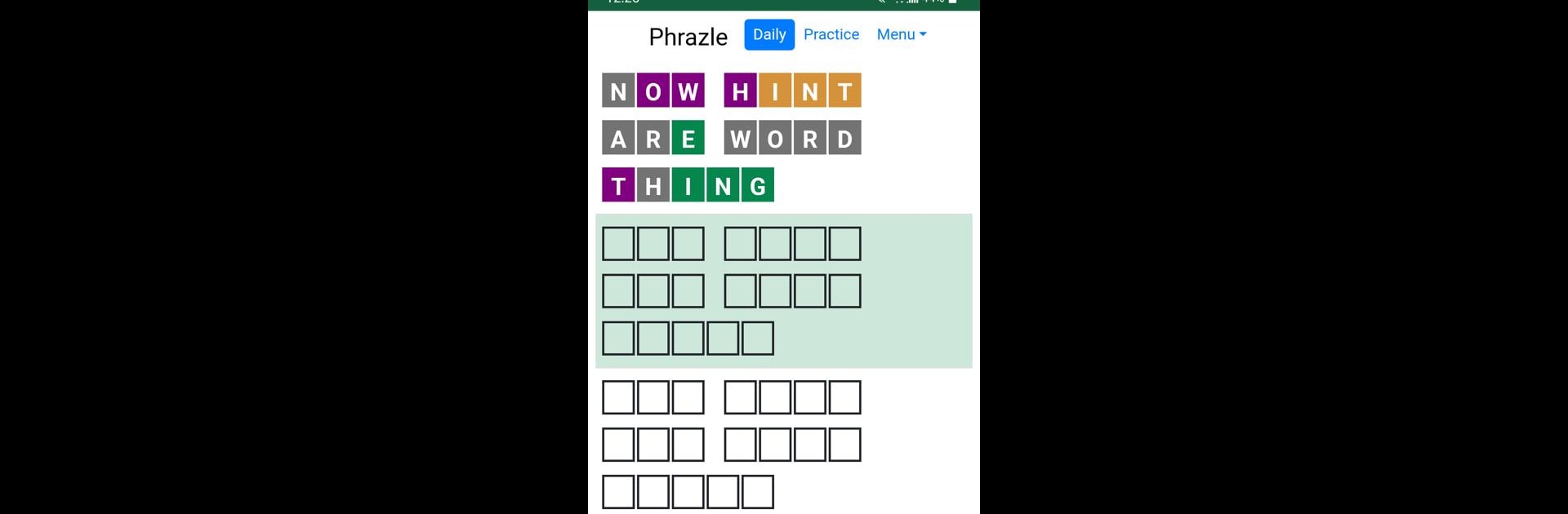 Phrazle