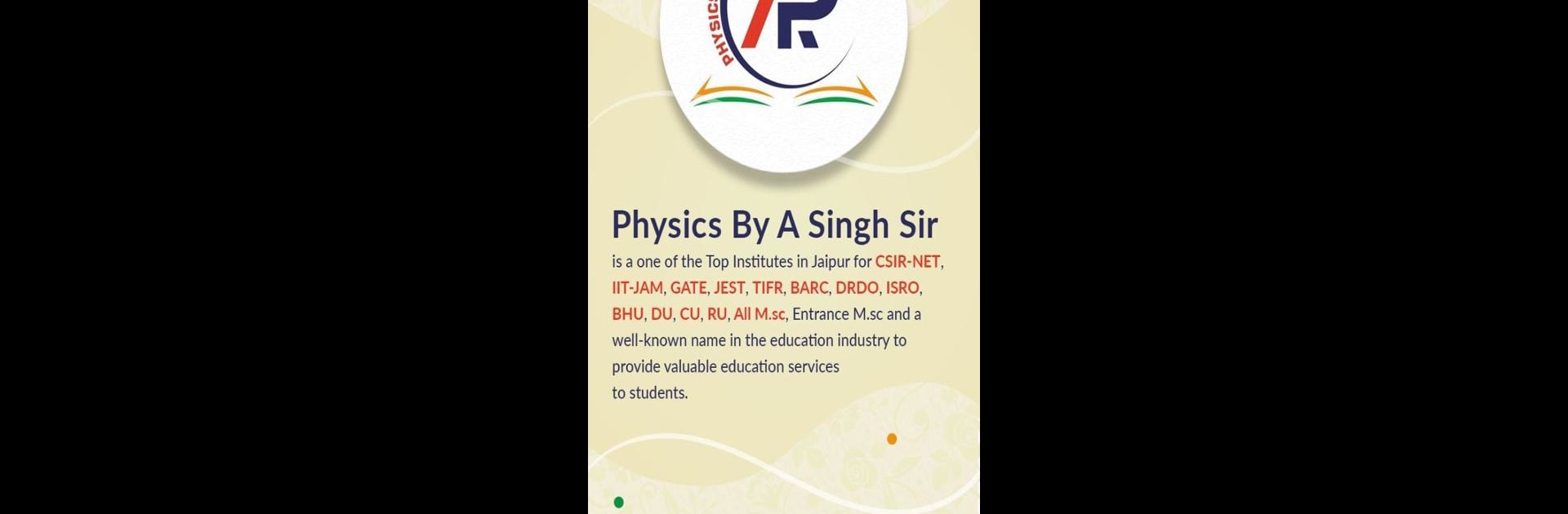 Physics By A Singh Sir