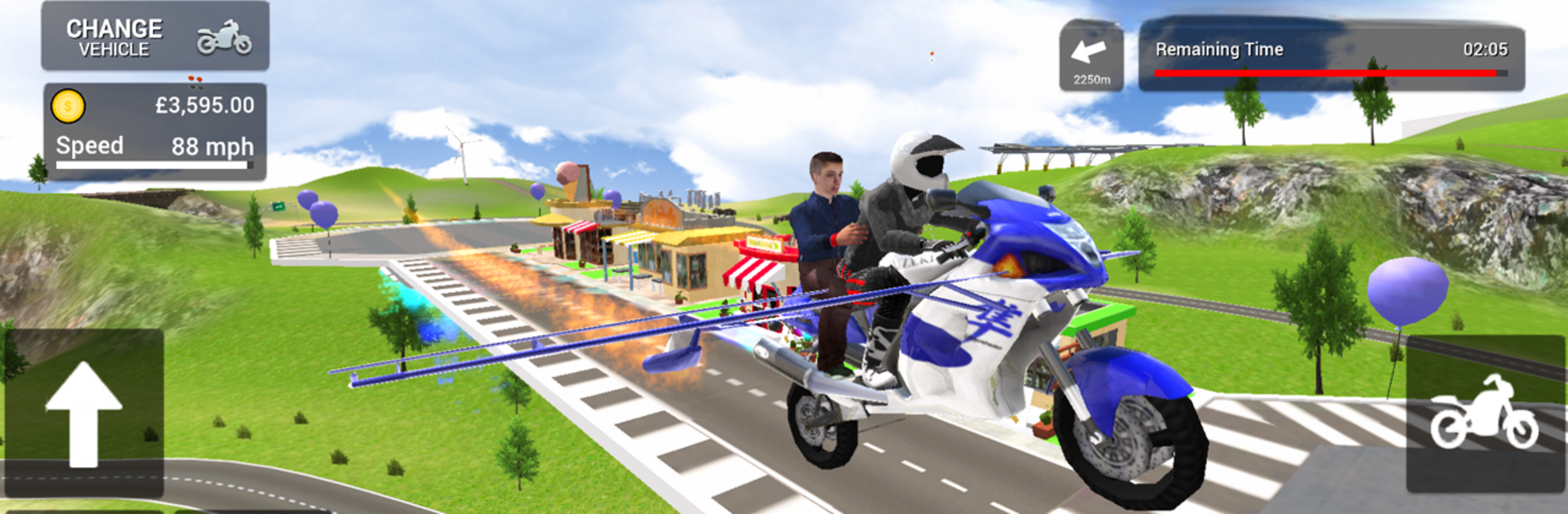 Flying Motorbike Simulator