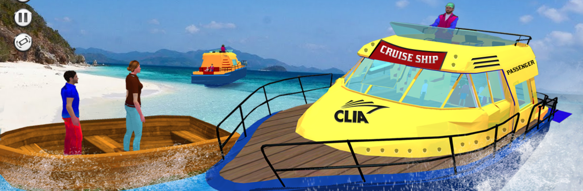 Water Boat Taxi Simulator Ship