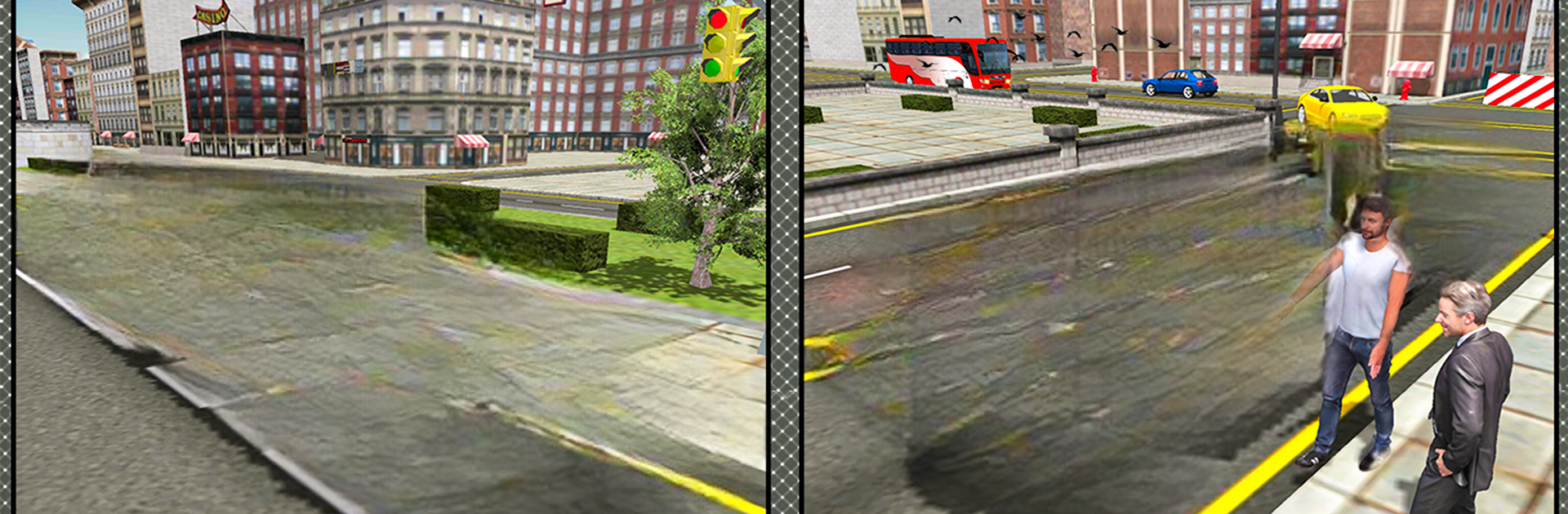Car driving limousine car game
