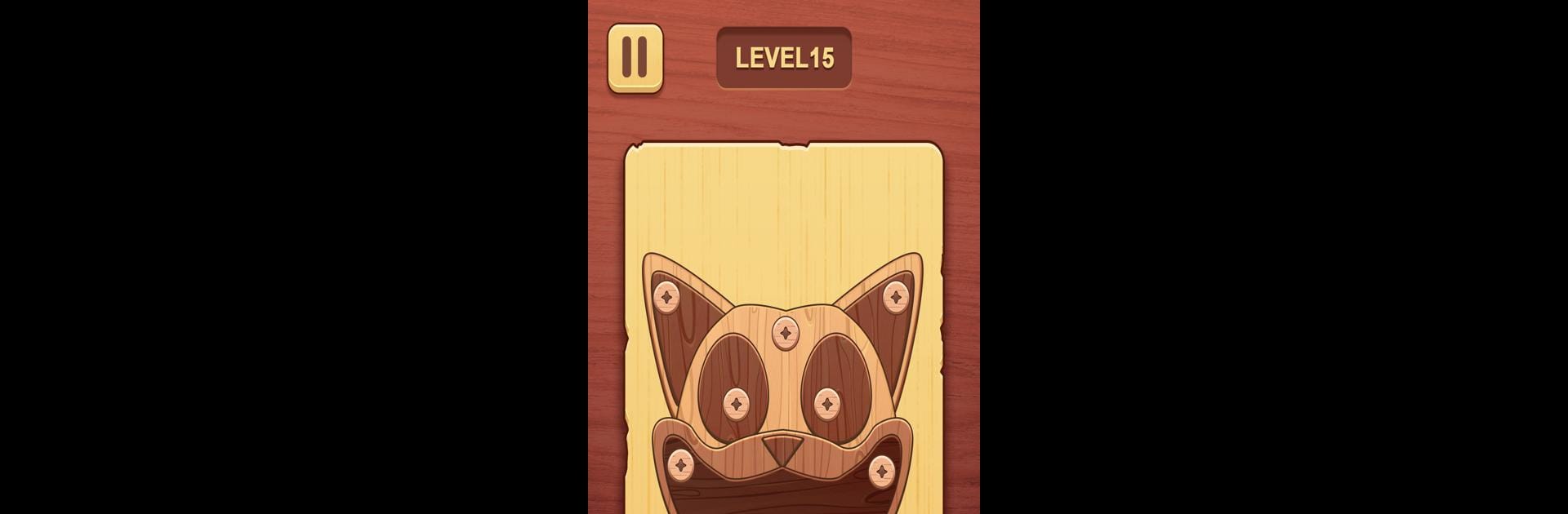 Wood Nuts & Bolts Puzzle Game