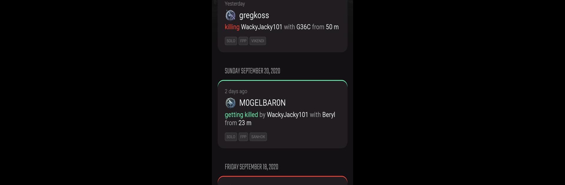 PUBG Report