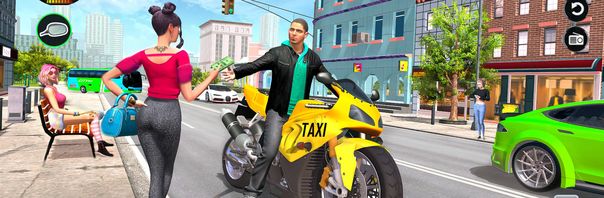 Flying Bike Driving Simulator