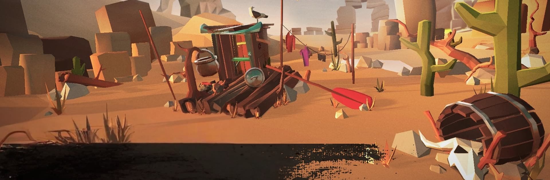 Desert Skies - Survival on Raft