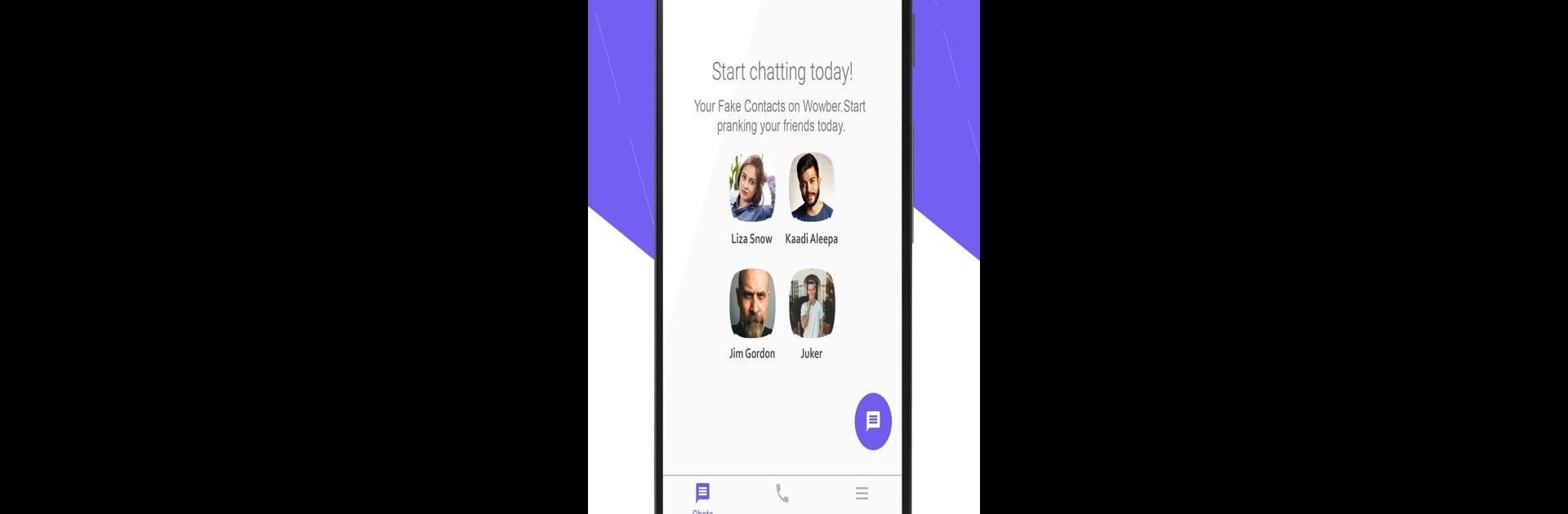 Download And Run Fake Chat Maker Wowber Prank On PC Mac Emulator 