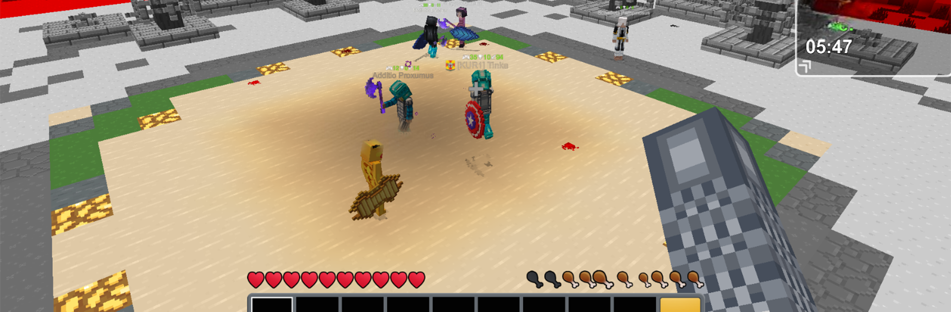 Survival Games in Blocky Style