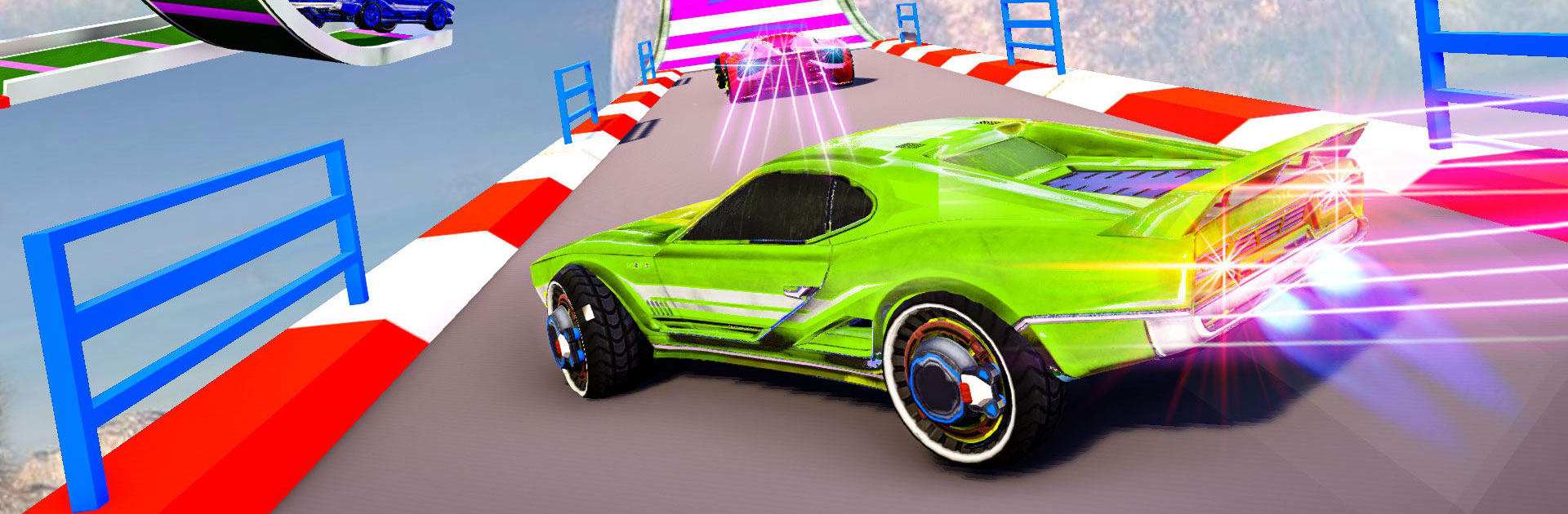 Light Car Stunts Racing Games: Ramp Car Games 2021