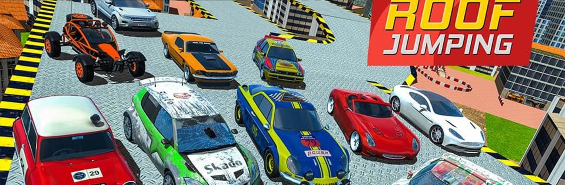 Roof Jumping Car Parking Games