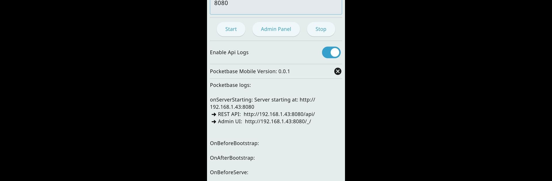 Pocketbase Mobile
