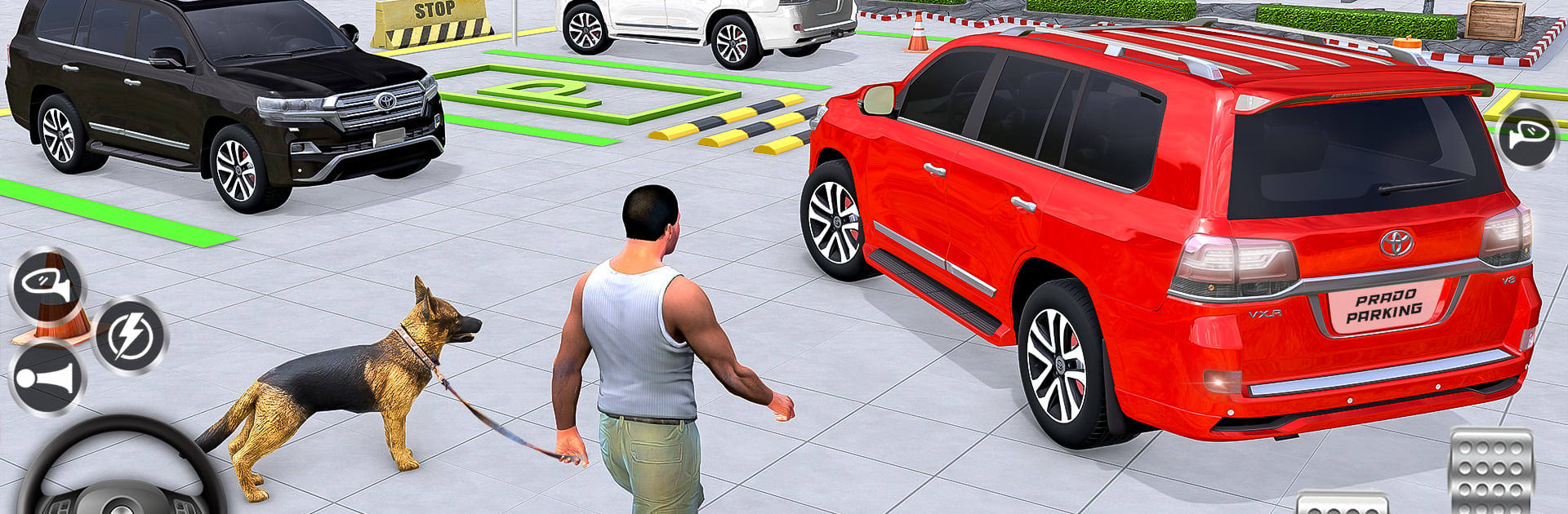 Modern Prado Parking Games 3D
