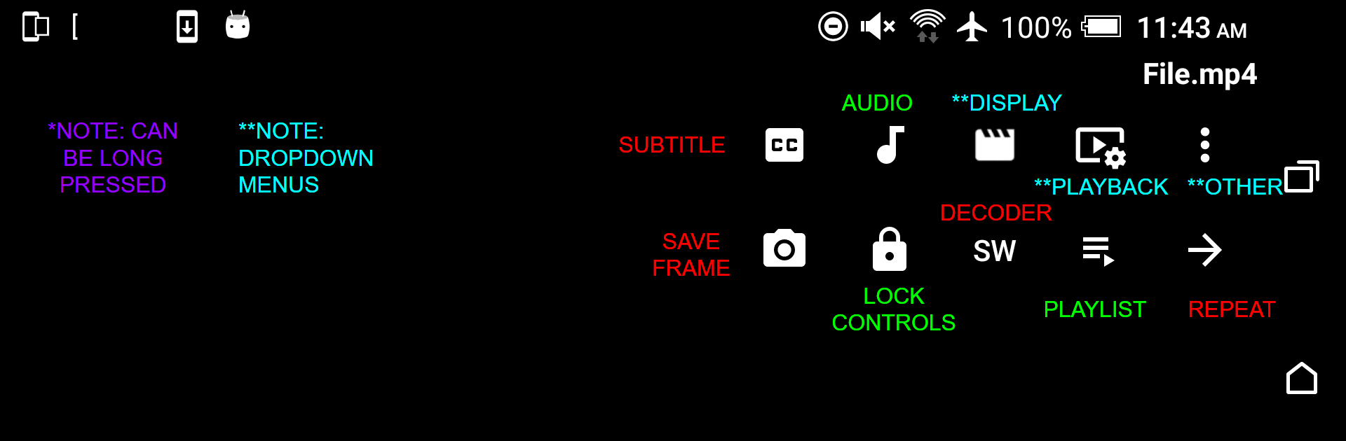 Precise Frame mpv Video Player