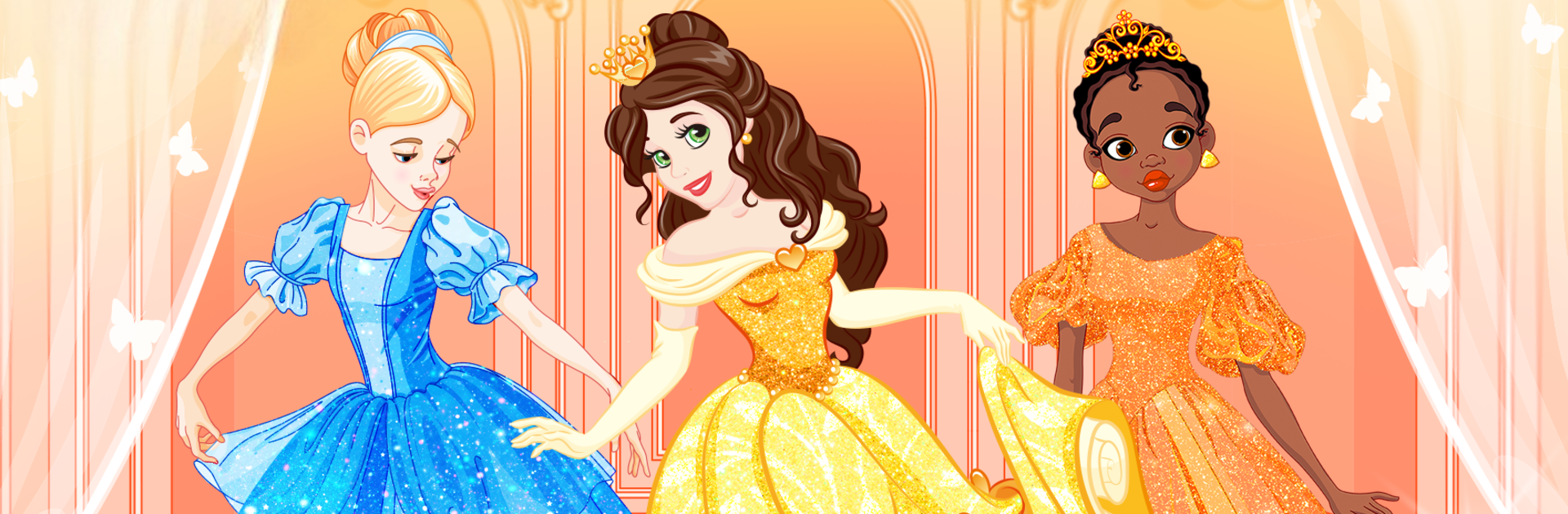 Princess Color by Number Game
