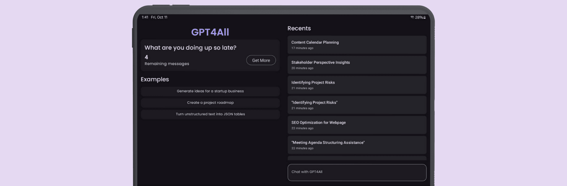 Principia: AI Chat Assistant