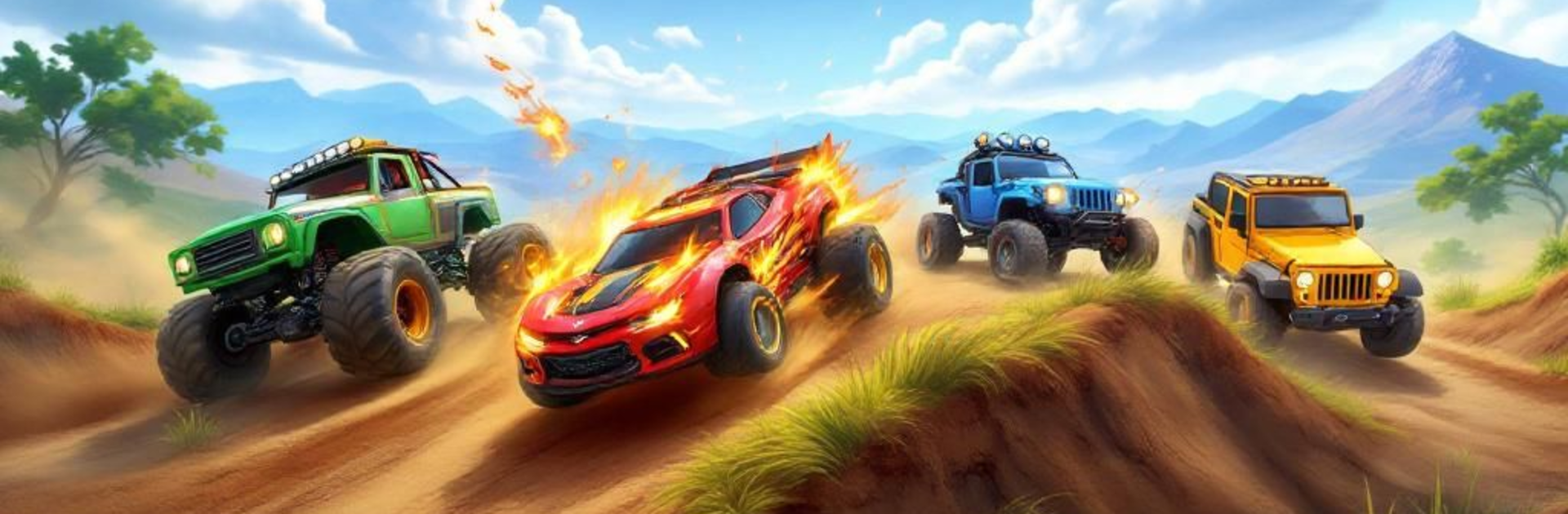 Hill Climb Battle Racing