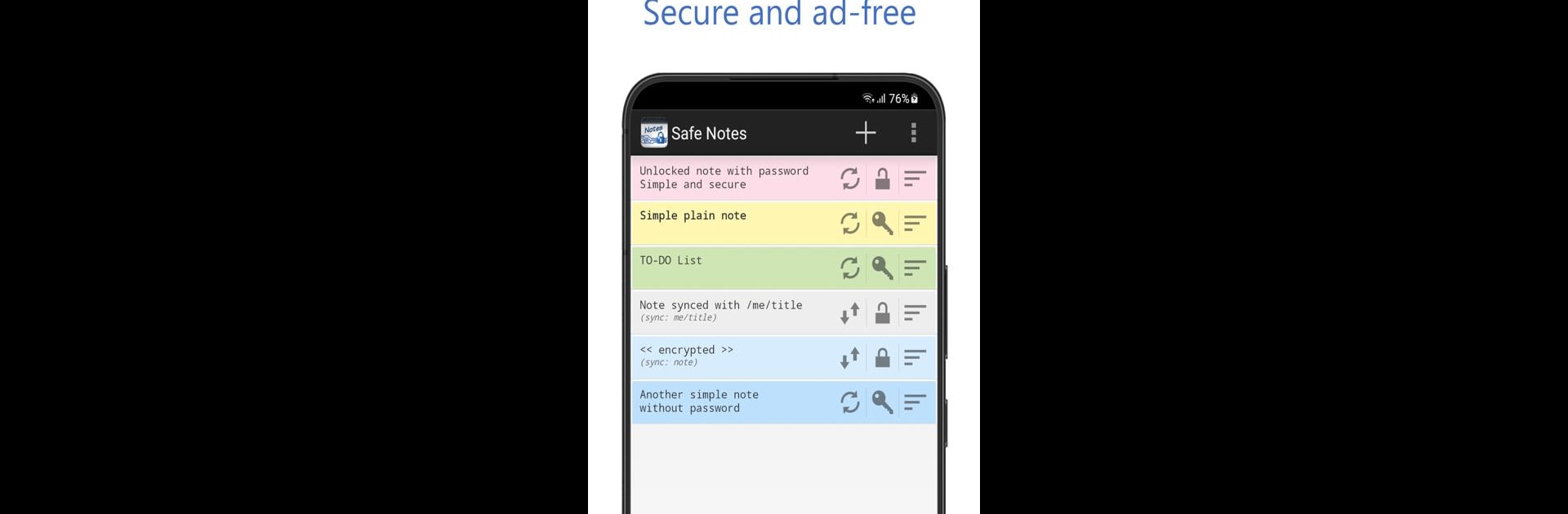 Safe Notes - Official app