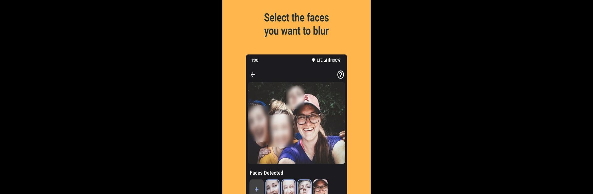 Gesichter verwischen